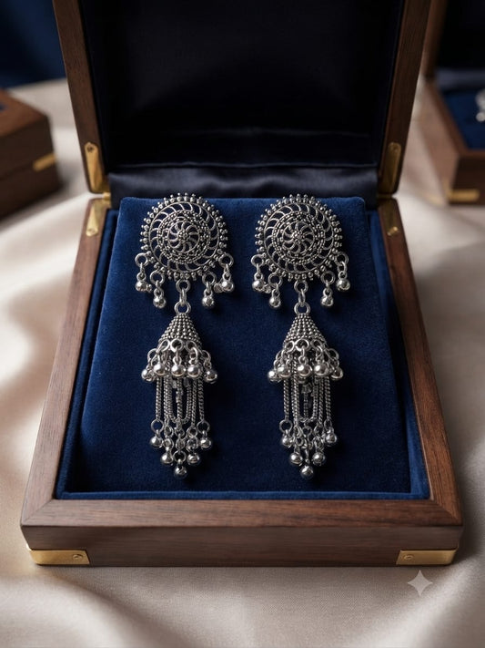 Elegant Zircon Crystal Statement Earrings