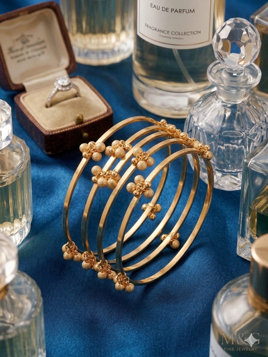 Kashmiri 4-Piece Gajra Bangles Set