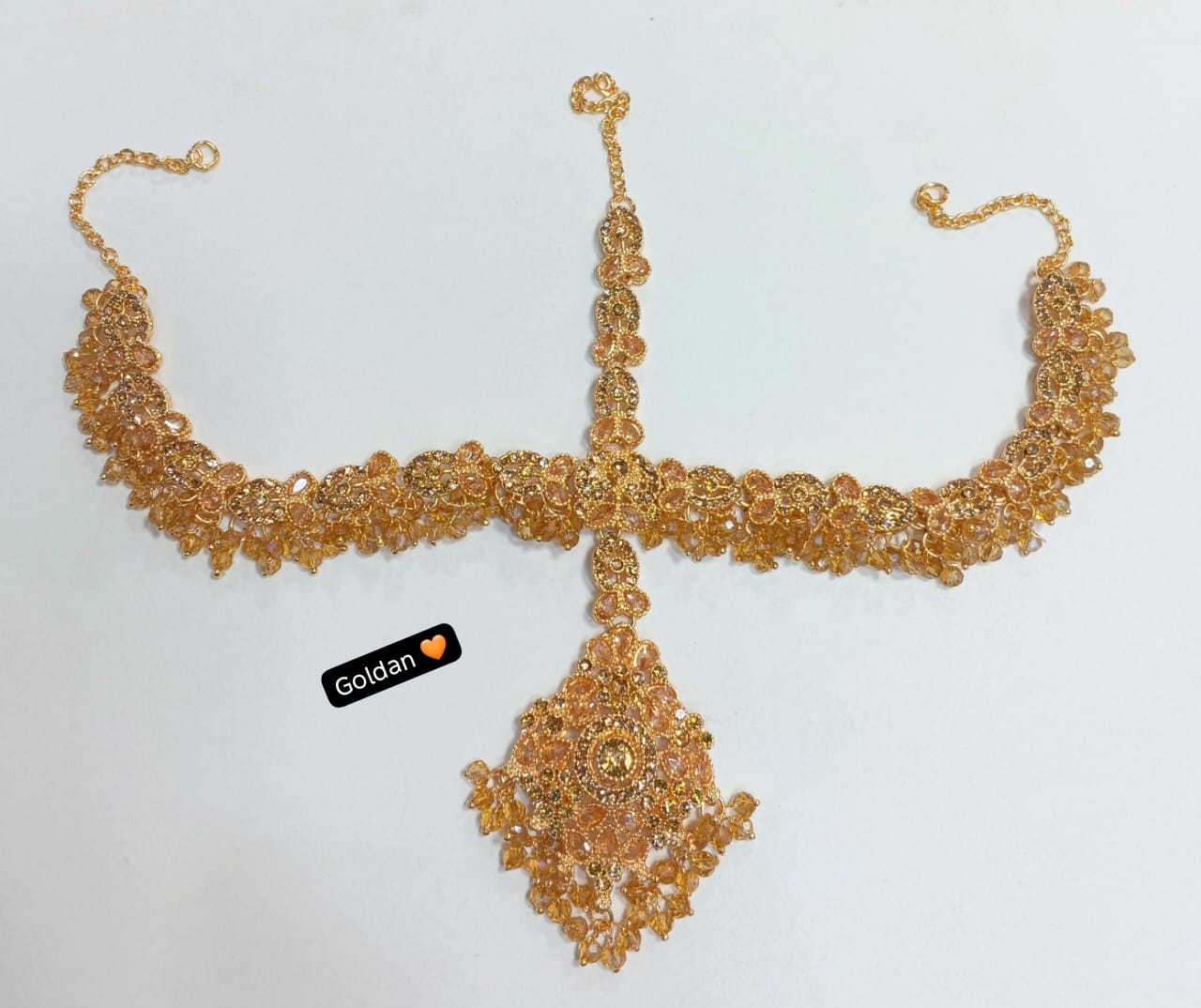 Premium Full Zircon Shish Patti  (Head Jewelry)& Matha Patti (Forehead Jewelry)