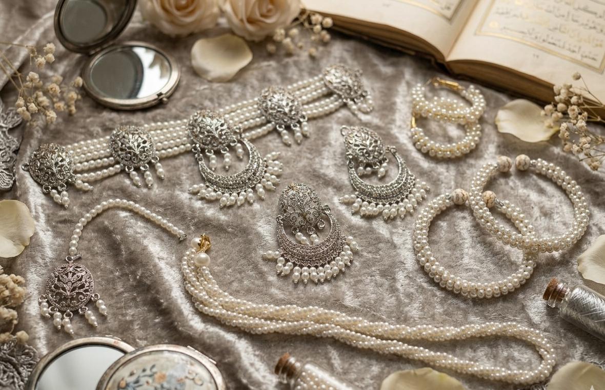 Premium Gold-Plated Kundan Mala Set with Elegant Pearls