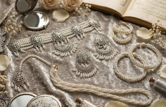 Premium Gold-Plated Kundan Mala Set with Elegant Pearls