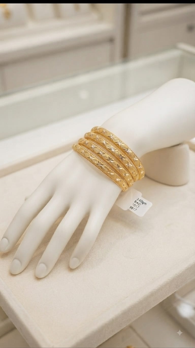 Premium Gold-Plated 4-Piece Kara Set