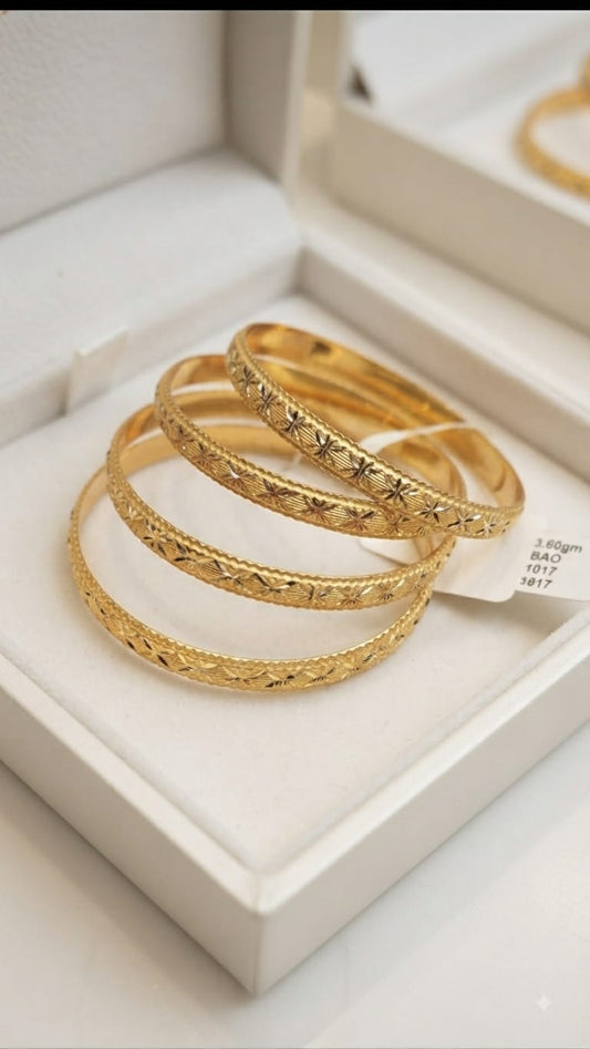 Premium Gold-Plated 4-Piece Kara Set